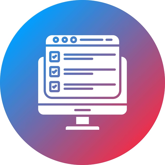 Website Checklist icon vector image Can be used for Marketing
