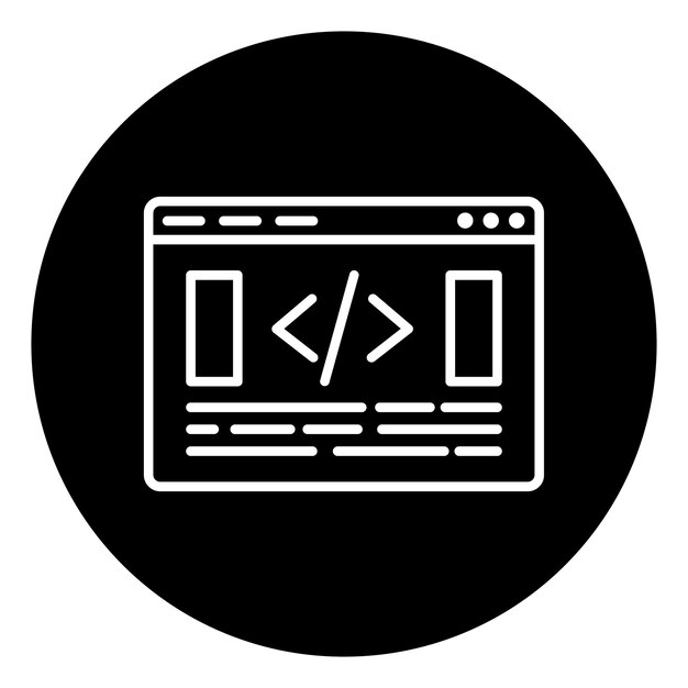 website coding icon