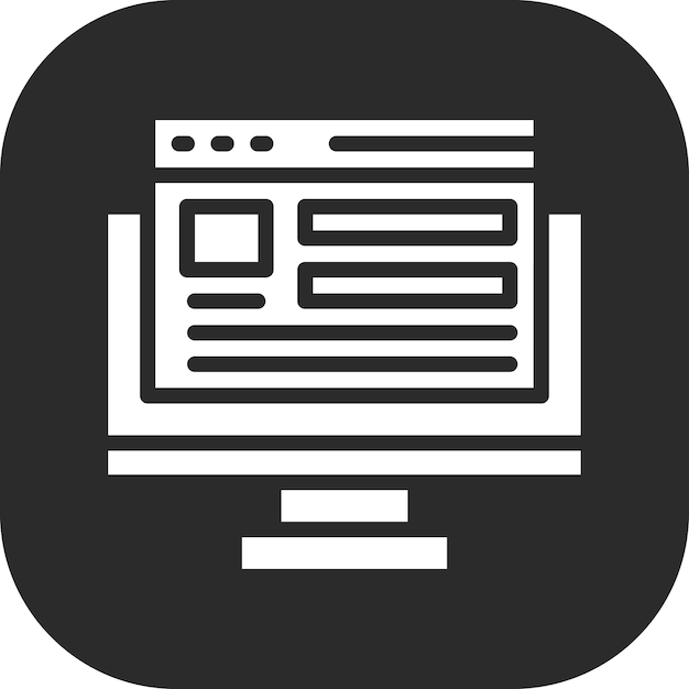 Website Concept vector icon illustration of Marketing iconset