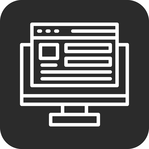 Website Concept vector icon illustration of Marketing iconset
