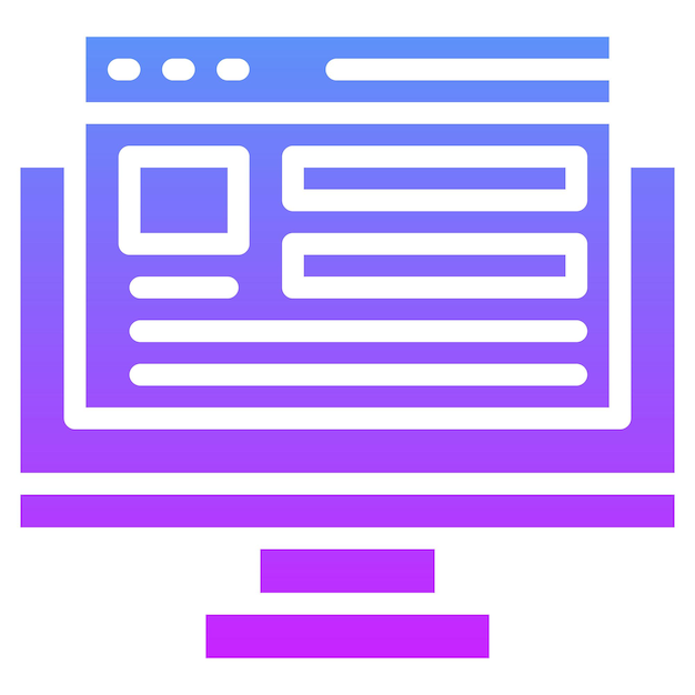 Website Concept vector icon illustration of Marketing iconset