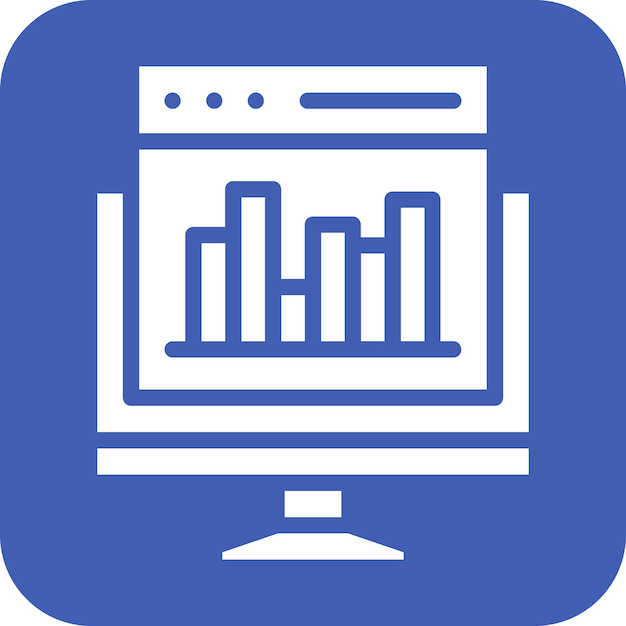 Website Dashboard vector icon illustration of Web Hosting iconset