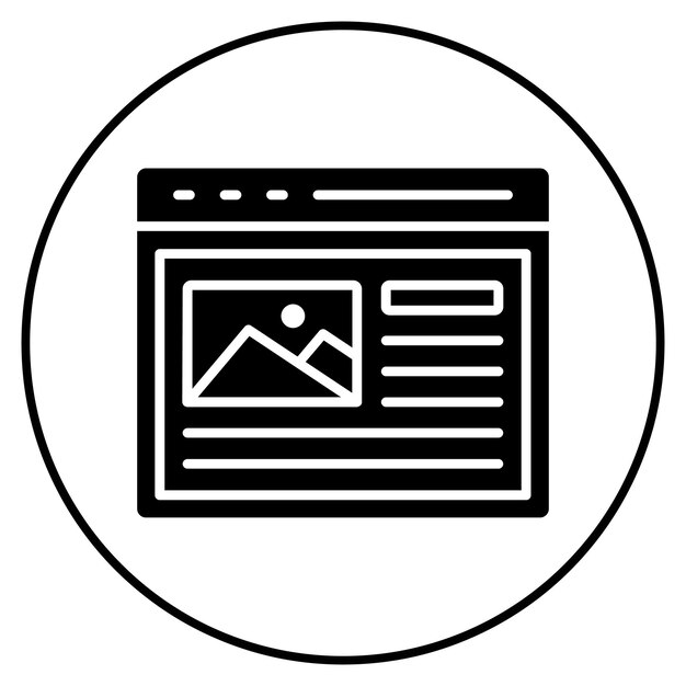 website design icon vector image can be used for internet marketing service