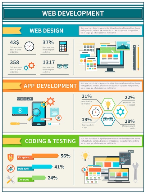 Website Development Infographics