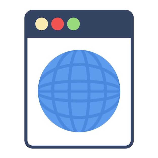 website flat illustration