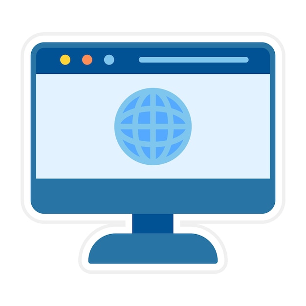 website icon vector image can be used for coding and development