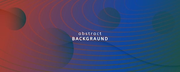 Website landing page design abstract geometric shapes and wave