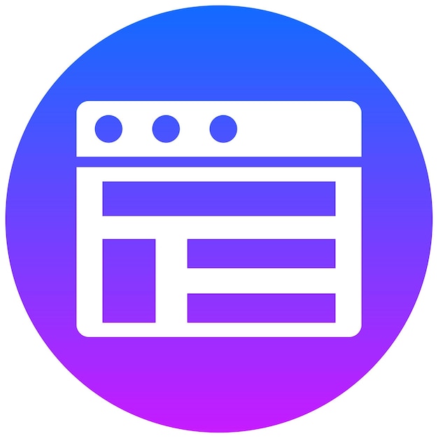 Website Layout Icon