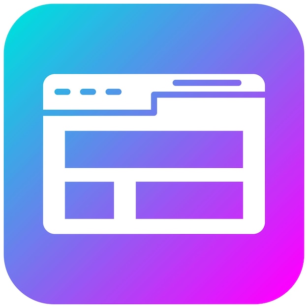 website layout vector icon can be used for marketing iconset
