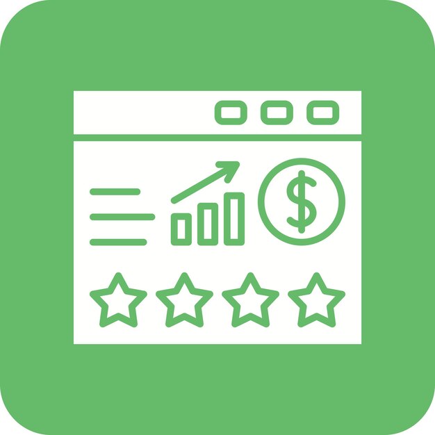 Website Rating icon vector image Can be used for SEO and SEM