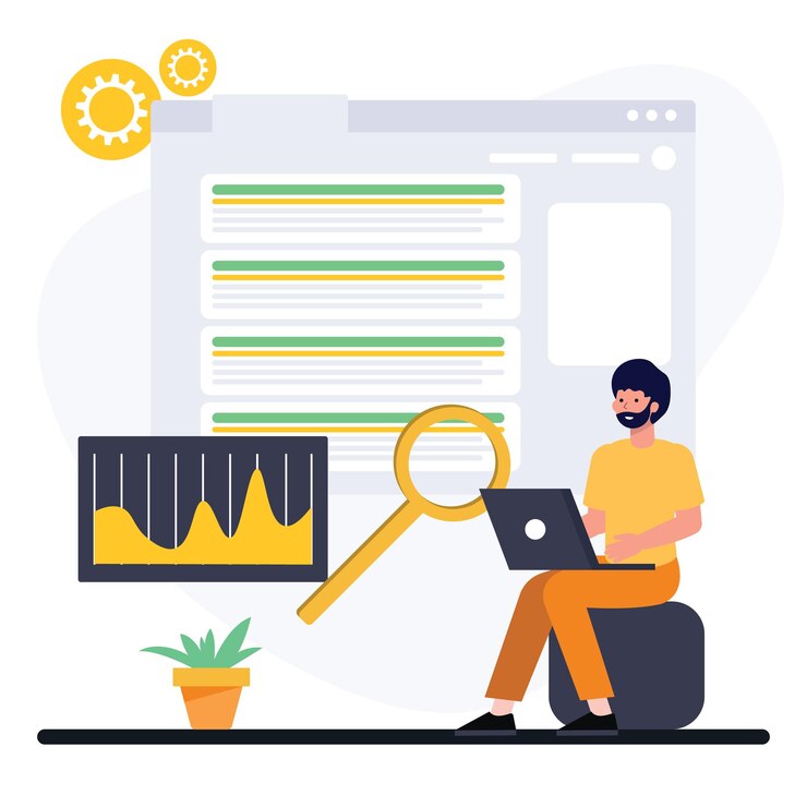 Vektor website search engine optimization concepts