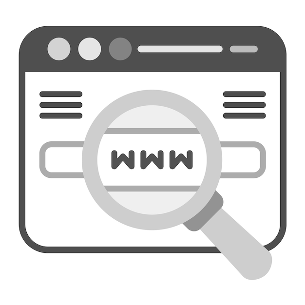 website search icon vector image can be used for marketing