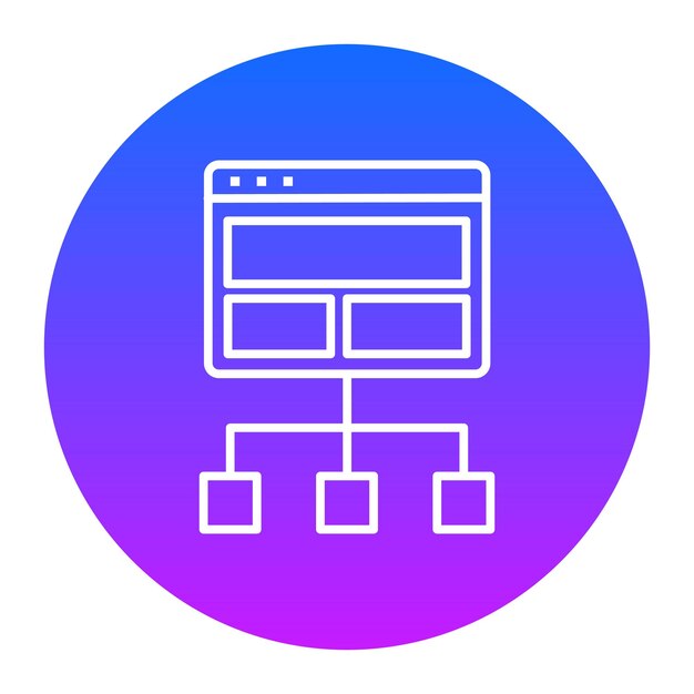 Website Structure Vector Illustration