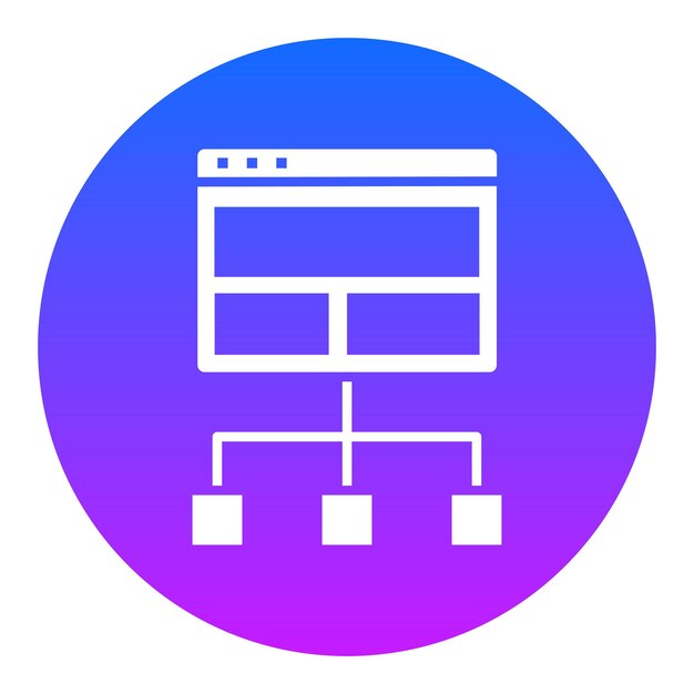 Website Structure Vector Illustration