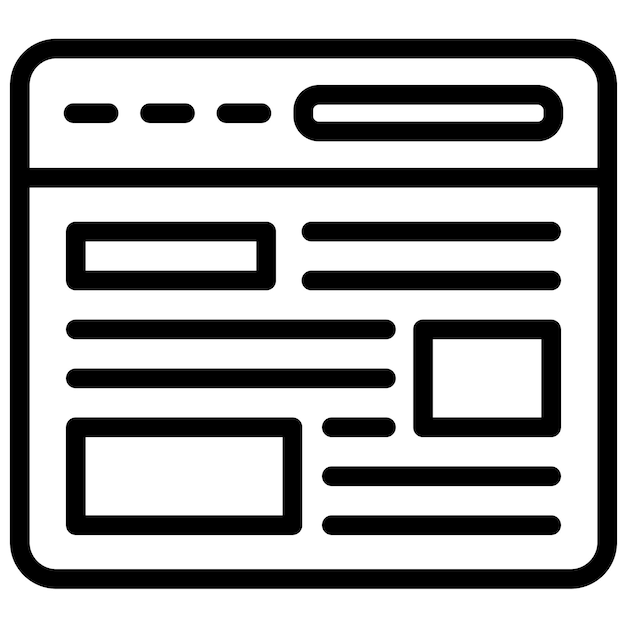 website template vector icon illustration of no code iconset