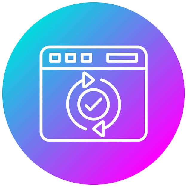Website Update Vector Illustration Style