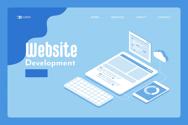 Websitetudviklingslandingsside