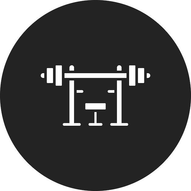 Weight Bar icon vector image Can be used for Gym