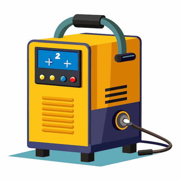welding machine clipart cartoon style vector illustration