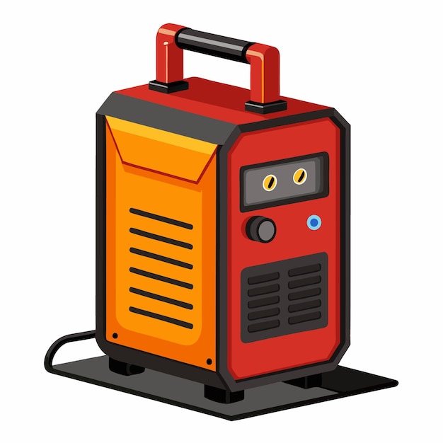 welding machine clipart cartoon style vector illustration