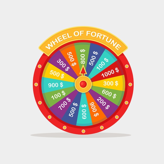 Wheel of fortune illustration