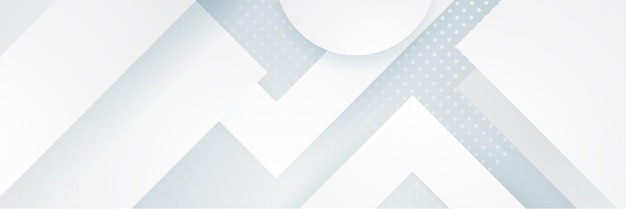 White abstract banner Modern elegant white gray banner with creative design and shiny lines Minimal vector stripes design Simple texture graphic element Vector abstract pattern background template