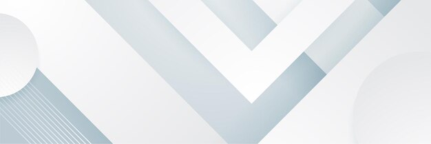 White abstract banner Modern elegant white gray banner with creative design and shiny lines Minimal vector stripes design Simple texture graphic element Vector abstract pattern background template