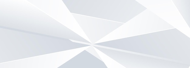 White abstract vector geometric background with triangle d mosaic for website landing page header