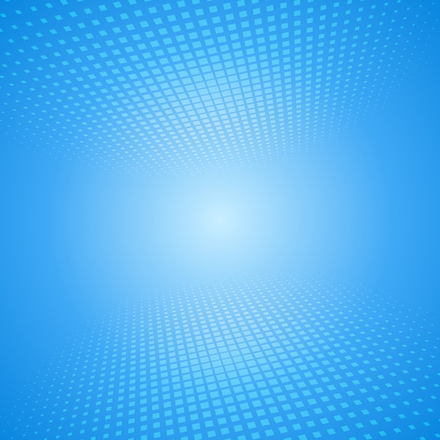 White and blue abstract background with squares