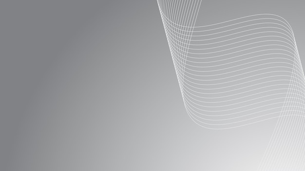 White and gray abstract gradient background wallpaper vector image for backdrop or presentation
