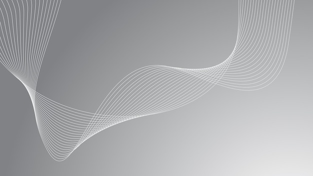 White and gray abstract gradient background wallpaper vector image for backdrop or presentation