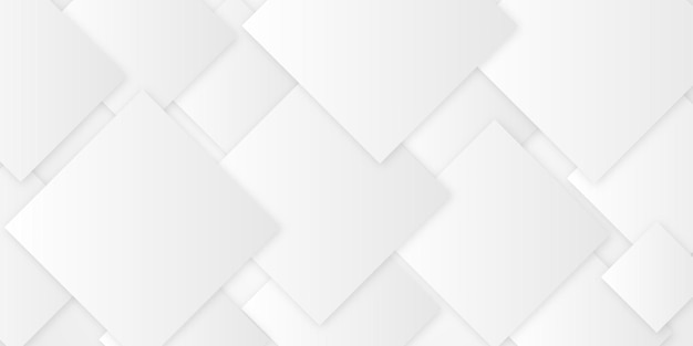 white and gray transparent square abstract background design modern abstract background design