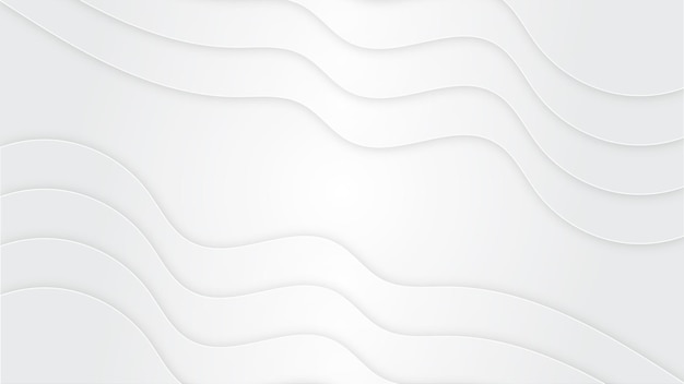 White background with wave shape