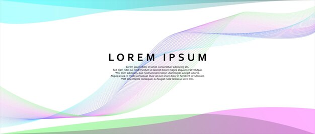 white background with wavy abstract lines