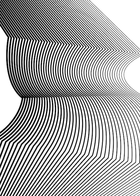 White black color Linear background Design elements Poligonal lines Protective layer for banknotes certificates template Vector Vector lines of different thicknesses from thin to thick EPS 10