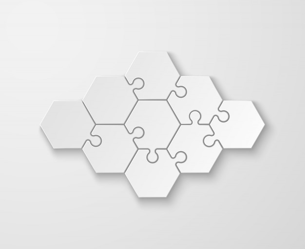 white blank thinking puzzles. process and step abstract infographic, comparing tab template