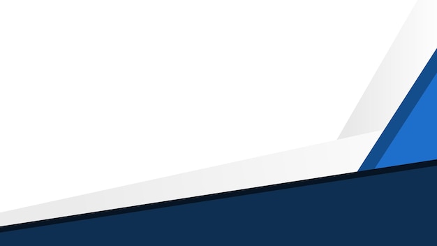 White blue abstract banner background minimal geometric shapes design