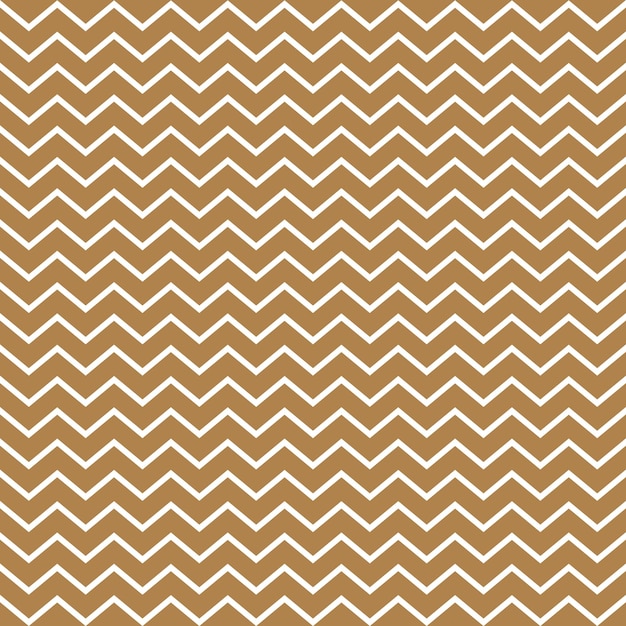 White Chevron Pattern On Brown Background