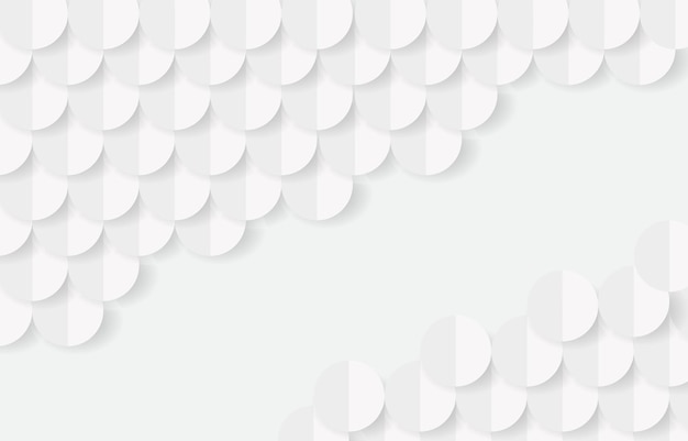 White Circle Paper Texture Background