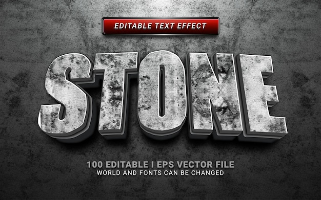 White grunge stone text effect on wall background