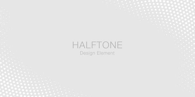 white halftone radial gradient texture grunge halftone frame background retro pixelated vector