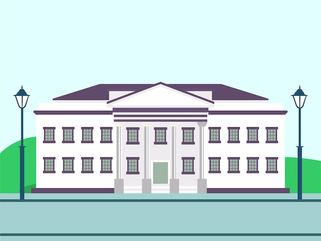White House Concept Illustration Stylish and beautiful