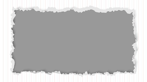 white paper torn design template good use for presentation or banner