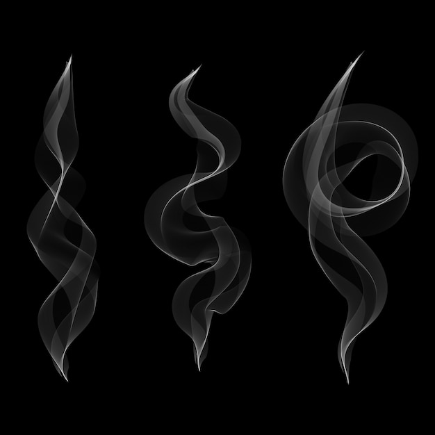 white smoke swirls pack