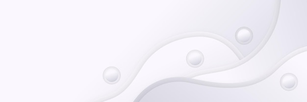 white vector abstract graphic design banner pattern background template