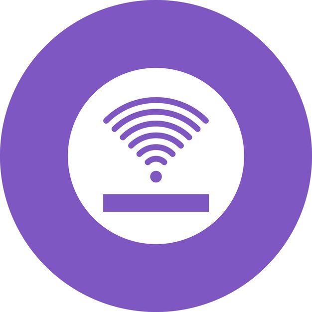 wi fi icon vector image can be used for 3d printing