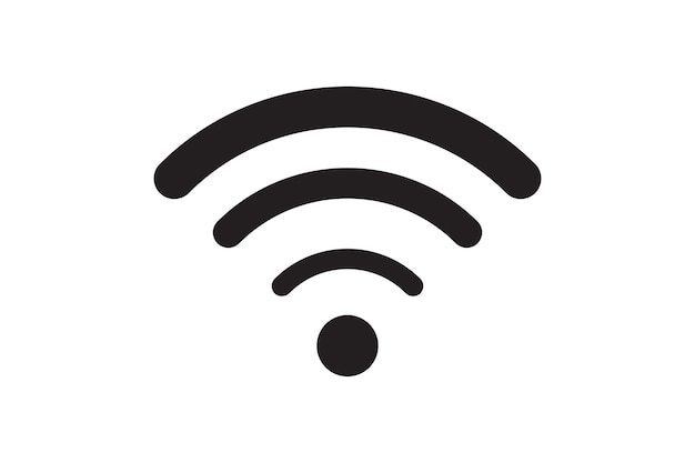 wi fi symbol signal connection vector wireless internet technology sign wifi network communication icon