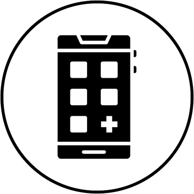 Widgets vector icon Can be used for Mobile UI UX iconset