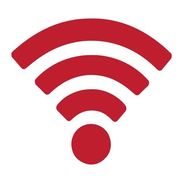 Wifi icon logo vector illustration on a white background