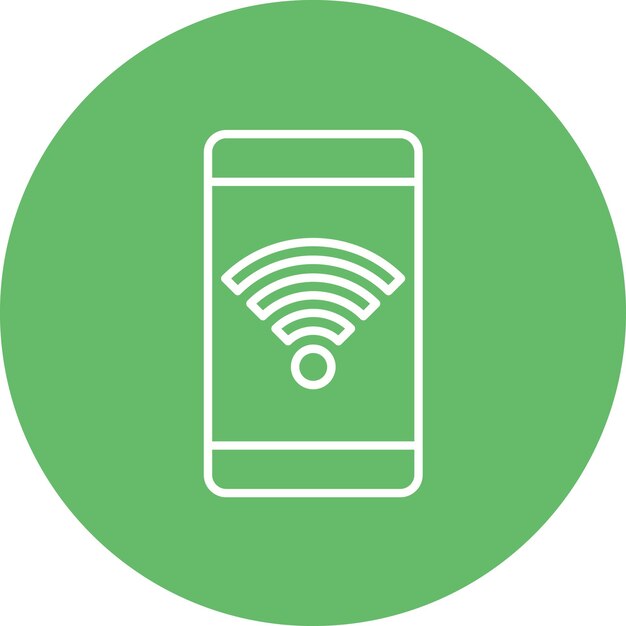 Wifi icon vector image Can be used for Communication and Media